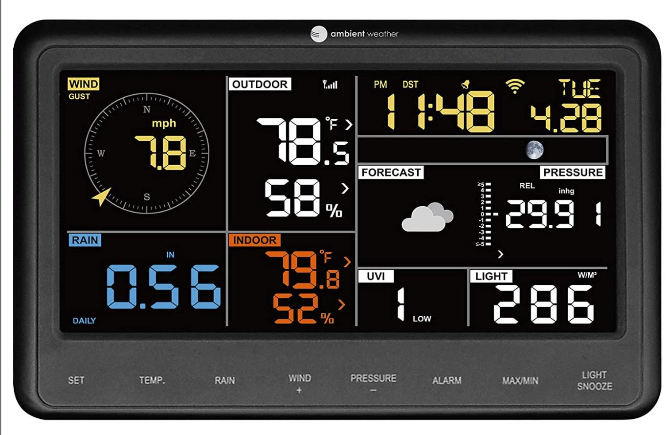 Ambient Weather WS2902D 8in1 Smart Weather Station • South Africa