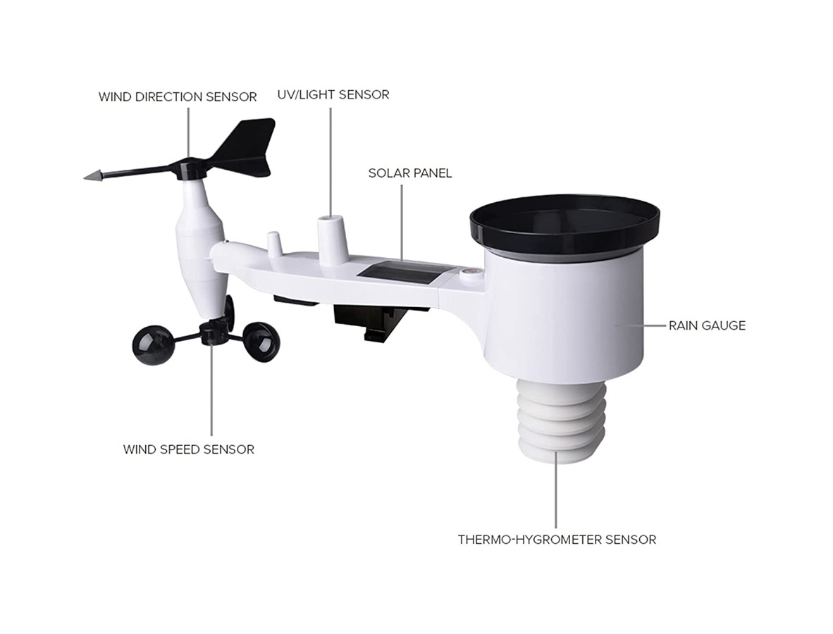 Professional HP2551 Wifi Data Logger WeatherStation (13in1)